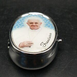 Vintage Pope Francis Pill Box